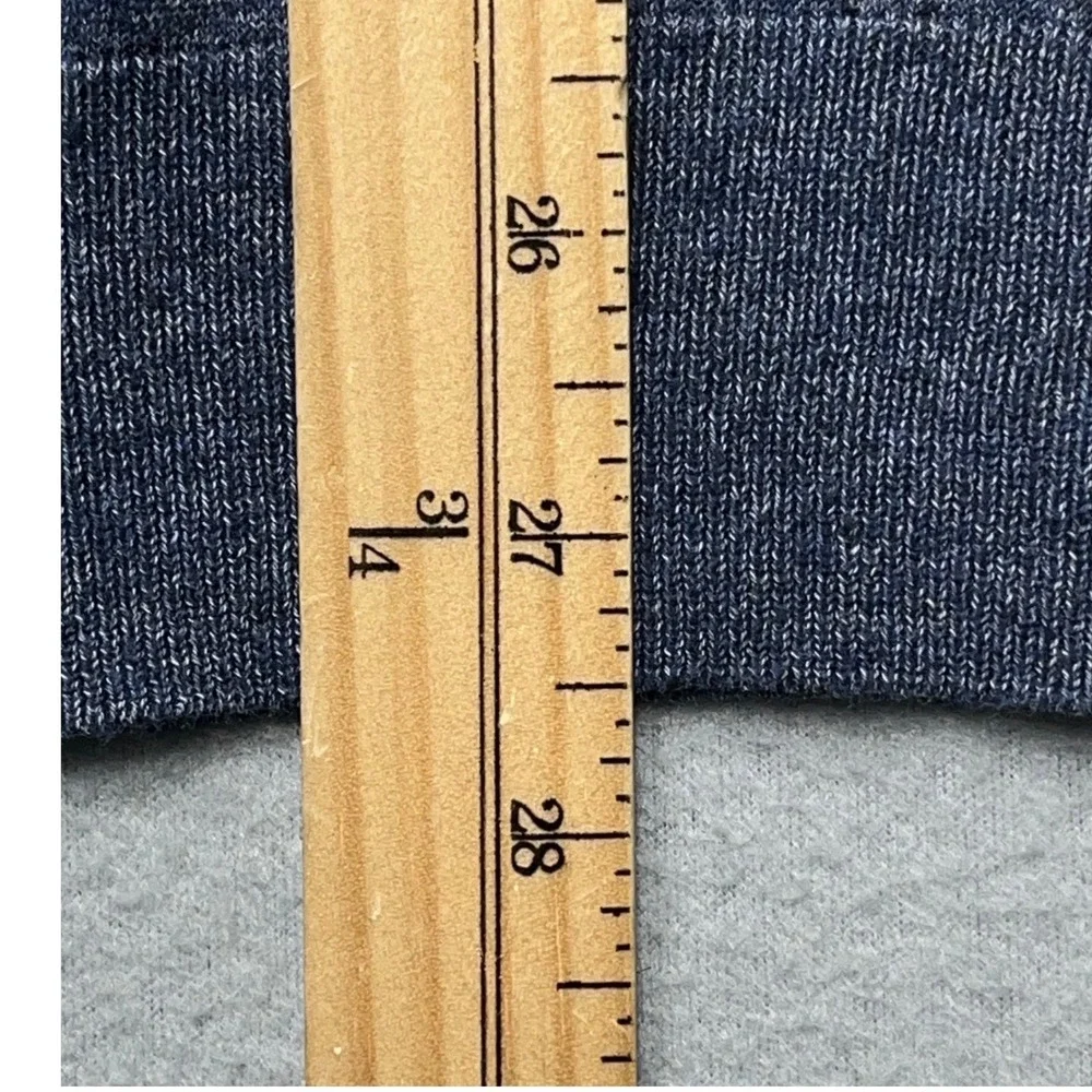Hugo‎ Boss Slim Fit Blue Italian Yarn Crewneck Sweater Mens XXL Heathered Knit